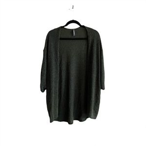 Allison Joy Waffle Knit Lightweight Cardigan Sweater Size Small Business Casual